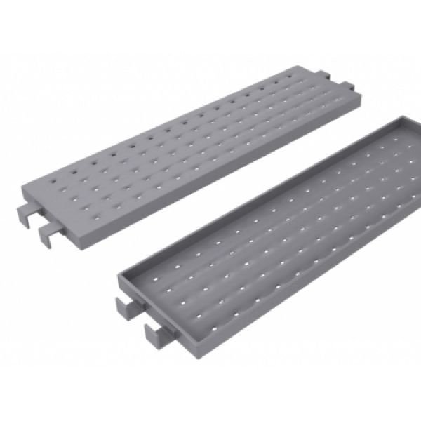 Piso metálico para andaime fachadeiro