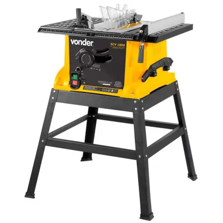 Serra circular com mesa, 10", 1.800 W, 220 V~, SCV 1800, VONDER